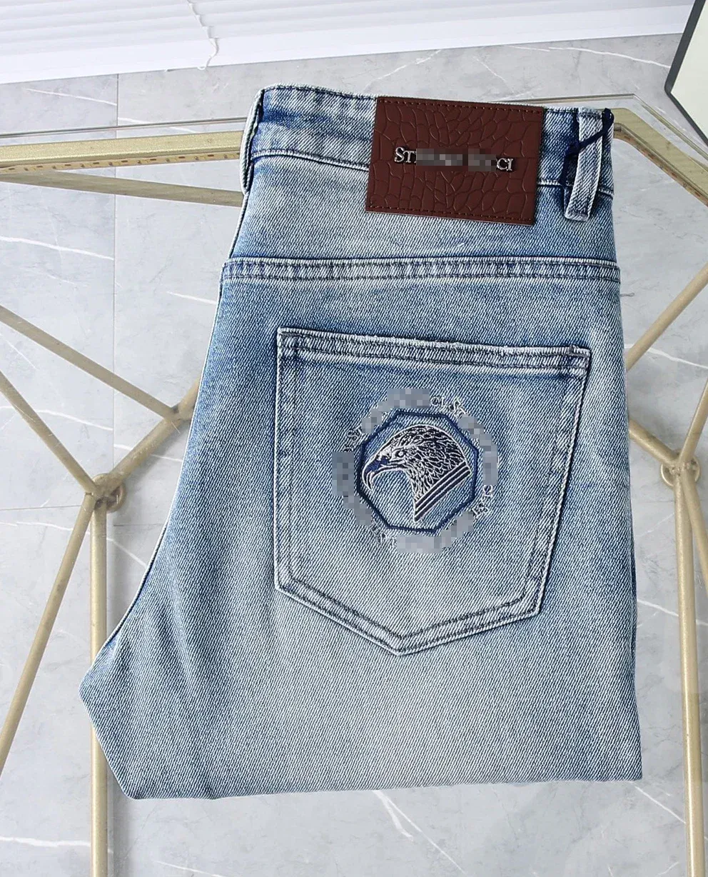 BILLIONAIRE BLKA CPTG Jeans Thin Cotton Men 2025 Spring Summer new Fashion Embroidery comfortable outdoors Big size 29-42 Pants