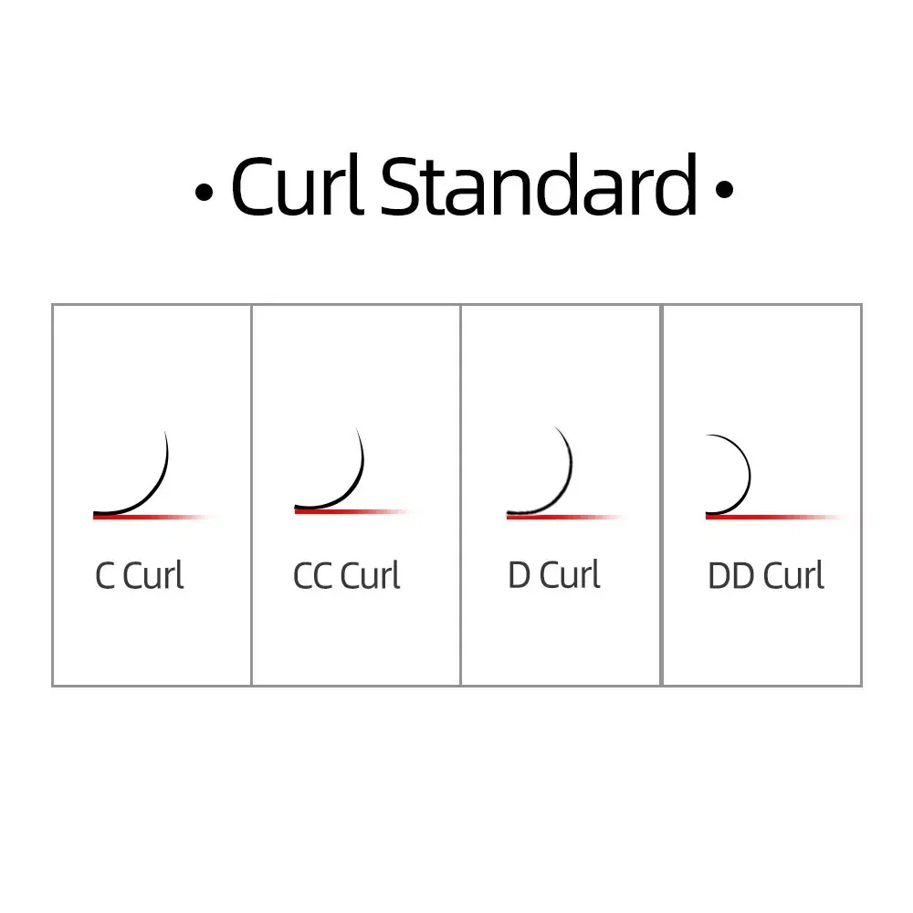 Thickness: 0.10mm, Curl: C, Length: MIX - NAGARAKU 6 Cases Classic Mix Eyelash Extension Natural Soft Supplies Synthetic Mink Individual 7-15 Mix 16 Lines High Quality