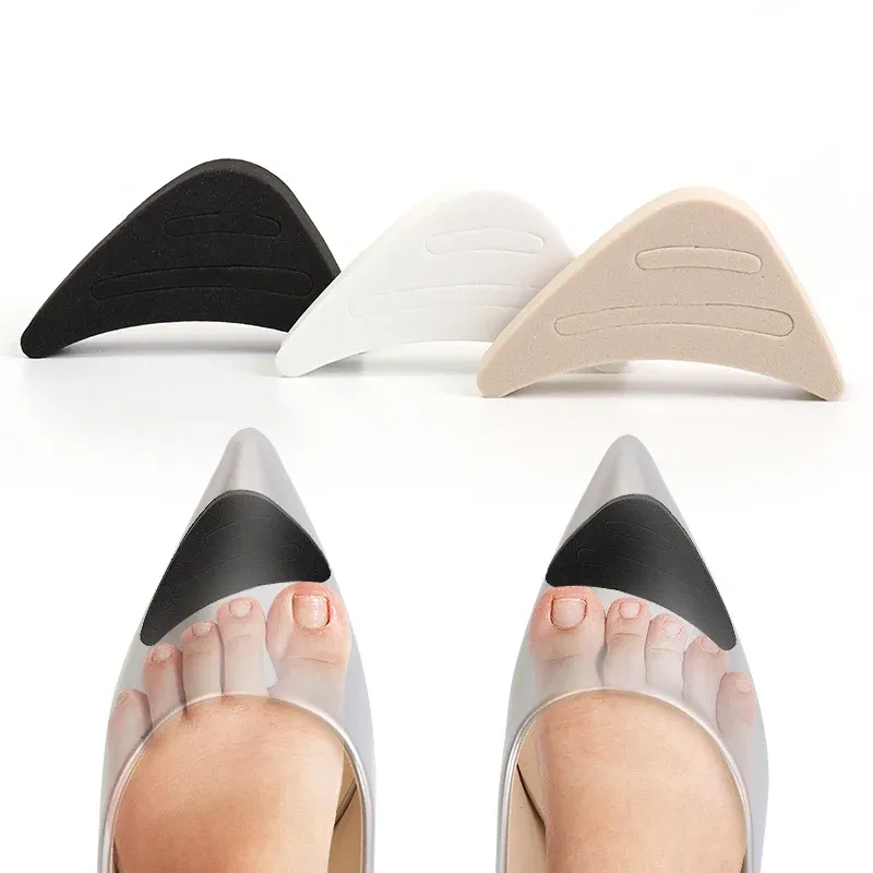 Color: WHITE, Ships From: france - High Heel Toe Plug Insert Shoe Big Shoes Toe Front Filler Cushion Pain Relief Protector Foot Care insert Women Shoes Accessories