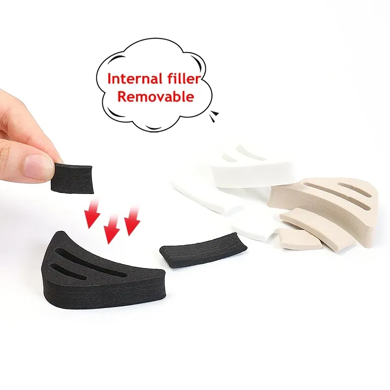 Color: WHITE, Ships From: france - High Heel Toe Plug Insert Shoe Big Shoes Toe Front Filler Cushion Pain Relief Protector Foot Care insert Women Shoes Accessories