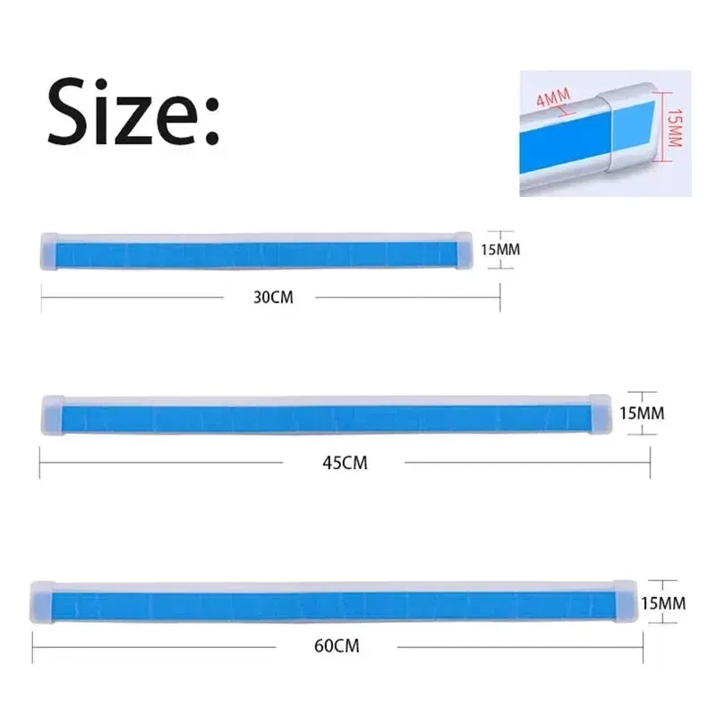 Emitting Color: Crystal Blue - 2PCS 30CM Car Daytime Running Light Flexible Strip Ice Blue Turn Signal Yellow Brake Flow Lights DRL Auto Headlights 12v