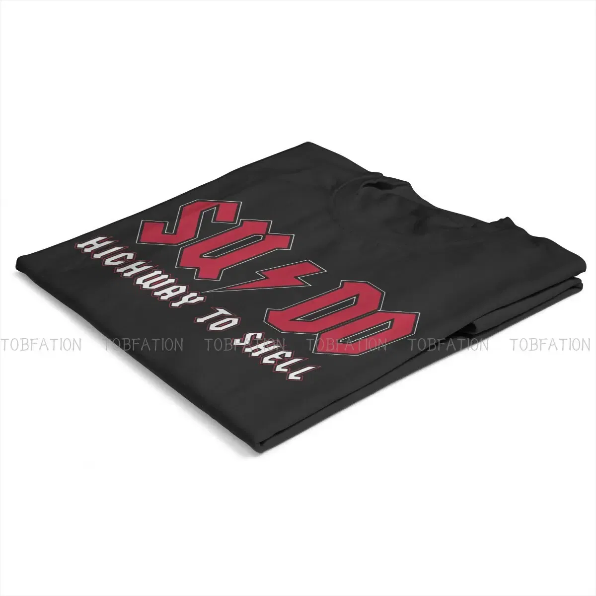 Color: black, Size: XXL - Highway to Shell Hip Hop TShirt Linux Operating System Tux Penguin Style Tops Leisure T Shirt Men Tee SpecialPolyester