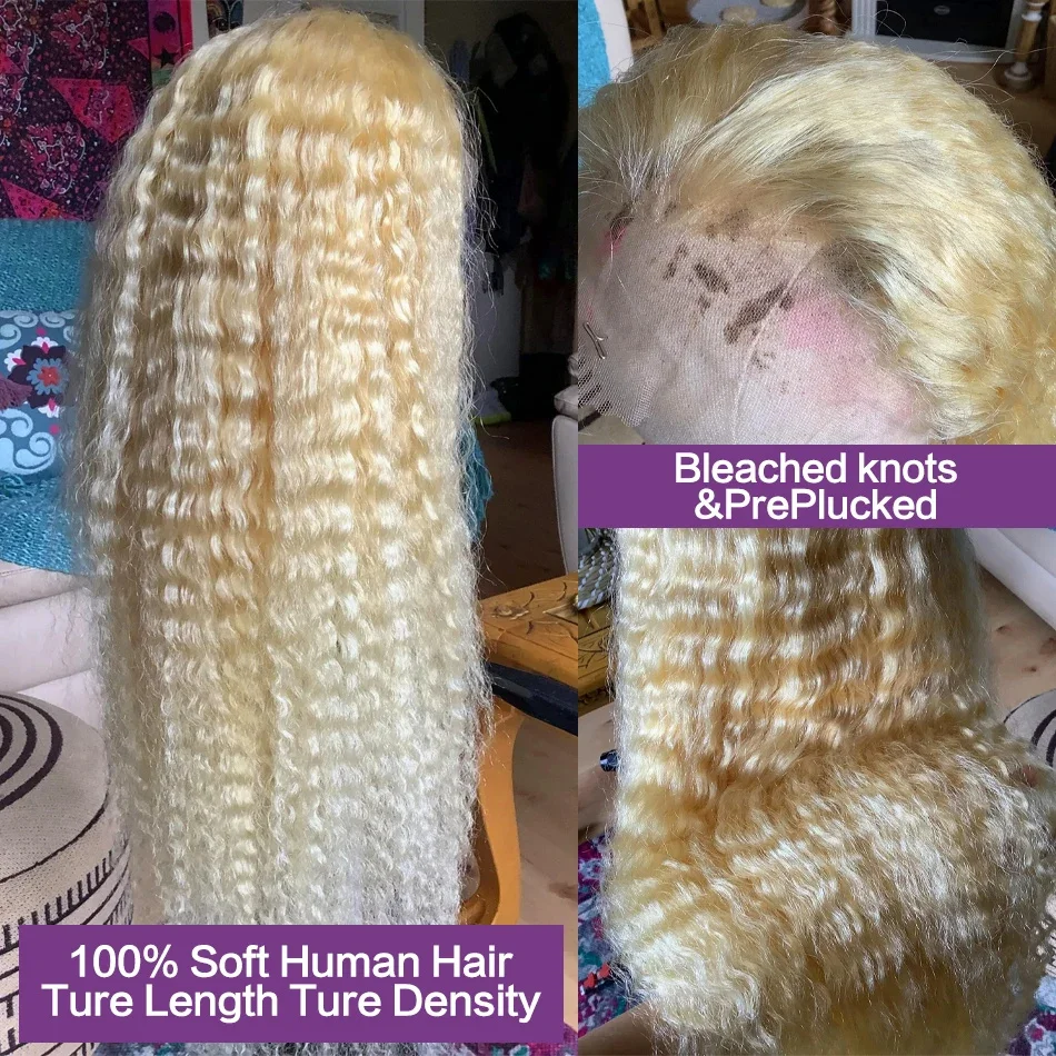 Color: 4/27HL, Stretched Length: 36inches, Density: 180%, Ships From: CHINA - 613 Hd Lace Frontal Wig 13X6 Blonde Lace Front Wig Human Hair 13X4 Curly Lace Front Human Hair Wig Hd Lace Wig 13X6 Human Hair