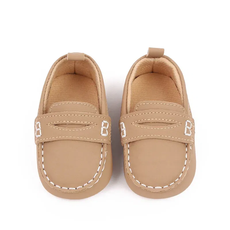 Fashion Infant Casual Shoes for Baby Boys Loafers Newborn Footwear Toddler Girls Soft Bottom Leather Moccasins 1 Year Old Gifts