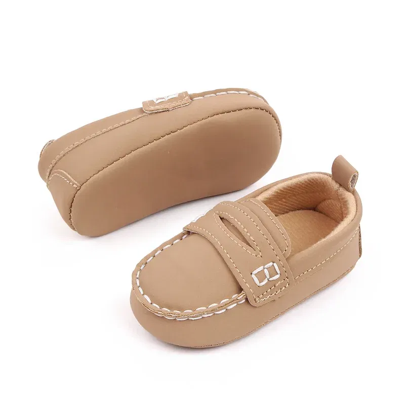 Fashion Infant Casual Shoes for Baby Boys Loafers Newborn Footwear Toddler Girls Soft Bottom Leather Moccasins 1 Year Old Gifts