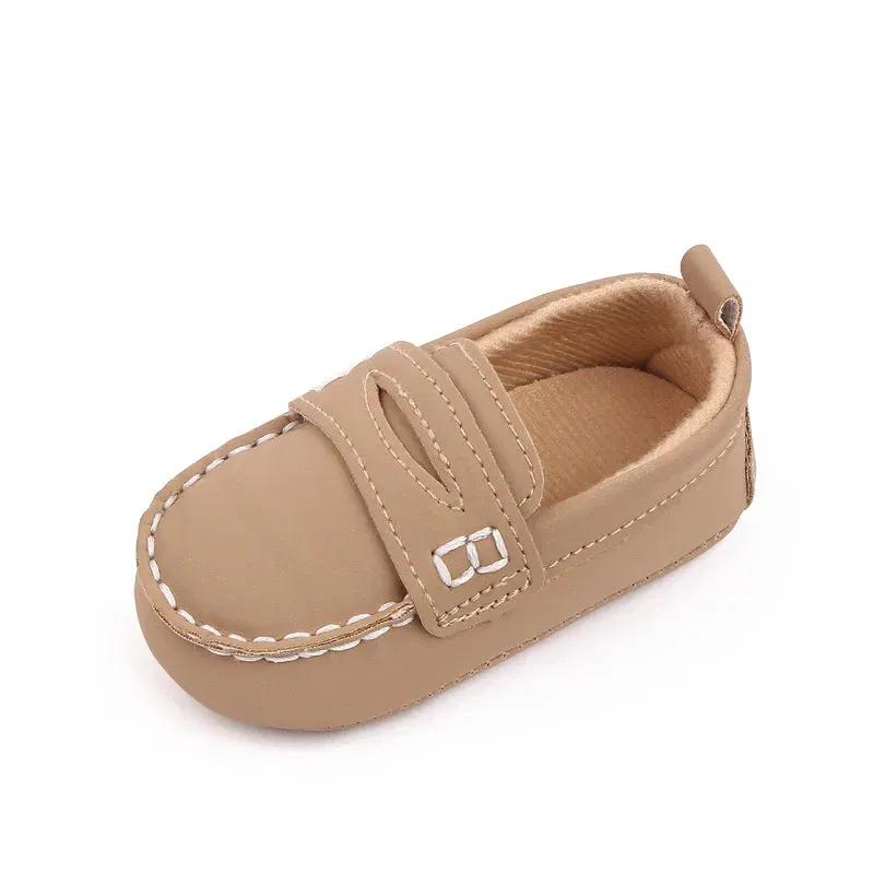 Fashion Infant Casual Shoes for Baby Boys Loafers Newborn Footwear Toddler Girls Soft Bottom Leather Moccasins 1 Year Old Gifts