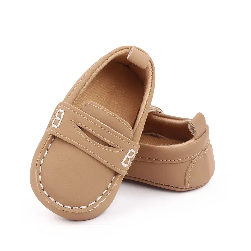 Fashion Infant Casual Shoes for Baby Boys Loafers Newborn Footwear Toddler Girls Soft Bottom Leather Moccasins 1 Year Old Gifts