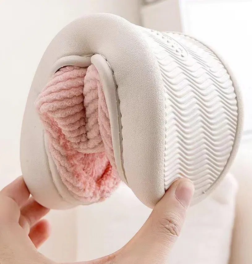 Color: Khaki, Shoe Size: 43 - Mens Memory Foam Slippers Slip on,  Cozy Men's Bedroom Slippers Warm Soft Closed Toe Man Slippers