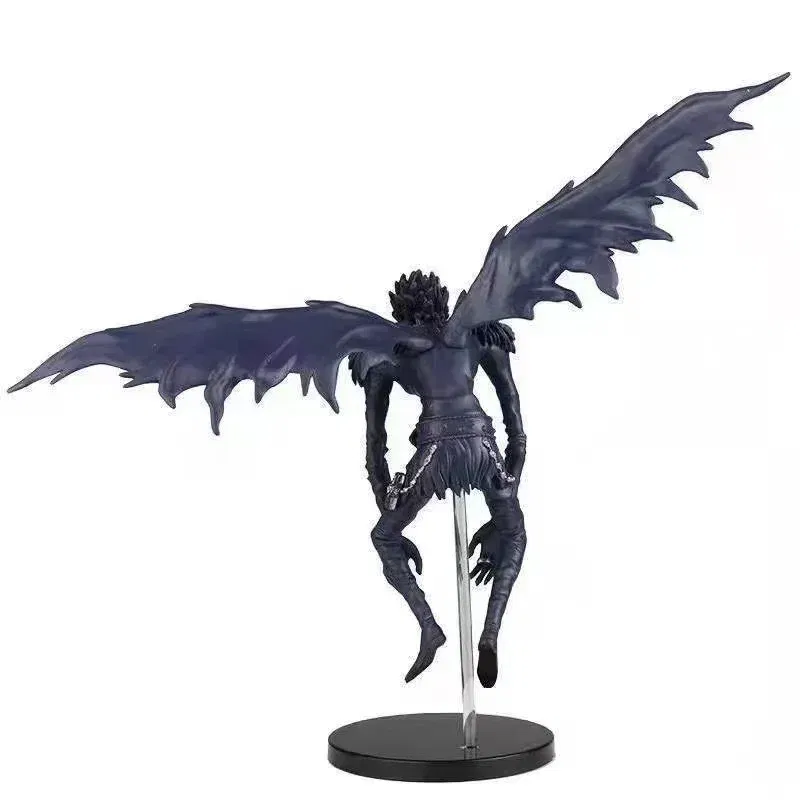 Color: black - Death Note Anime Figures Statue Ryuk Rem 23CM PVC Action Figureine Movie Collection Model Toys For Boys Gift