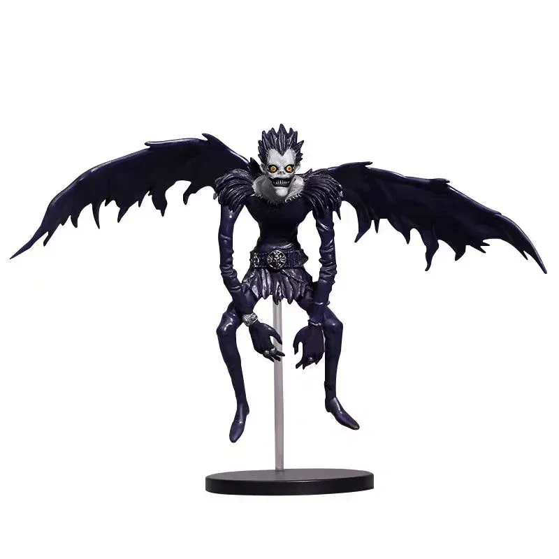Color: black - Death Note Anime Figures Statue Ryuk Rem 23CM PVC Action Figureine Movie Collection Model Toys For Boys Gift