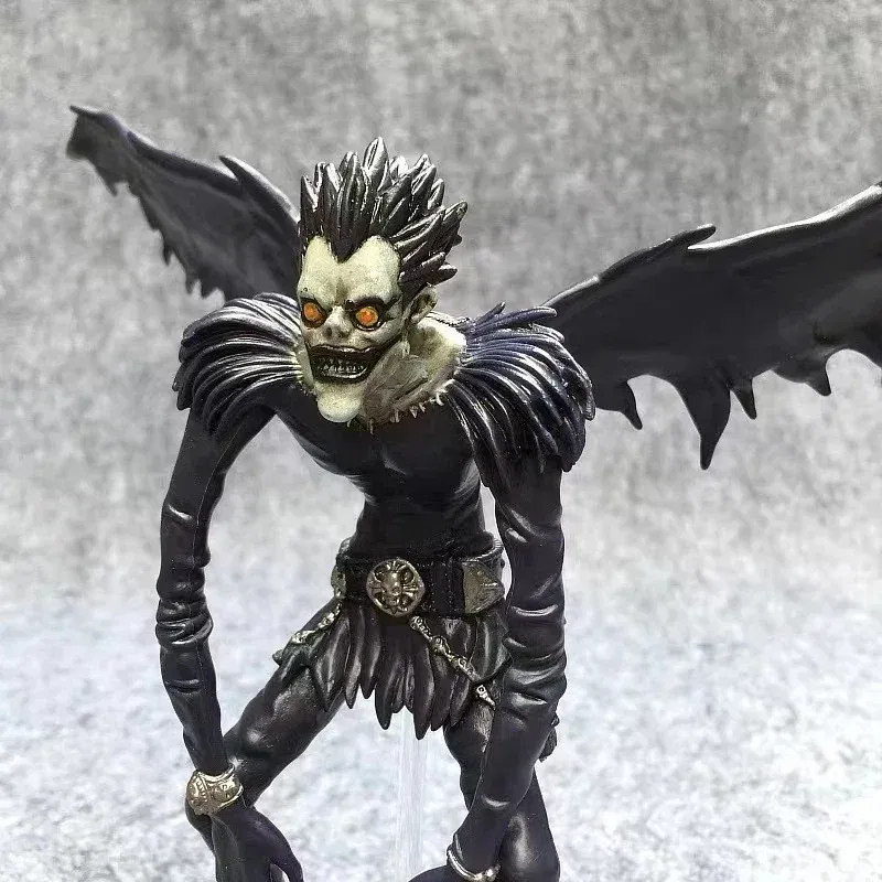 Color: black - Death Note Anime Figures Statue Ryuk Rem 23CM PVC Action Figureine Movie Collection Model Toys For Boys Gift
