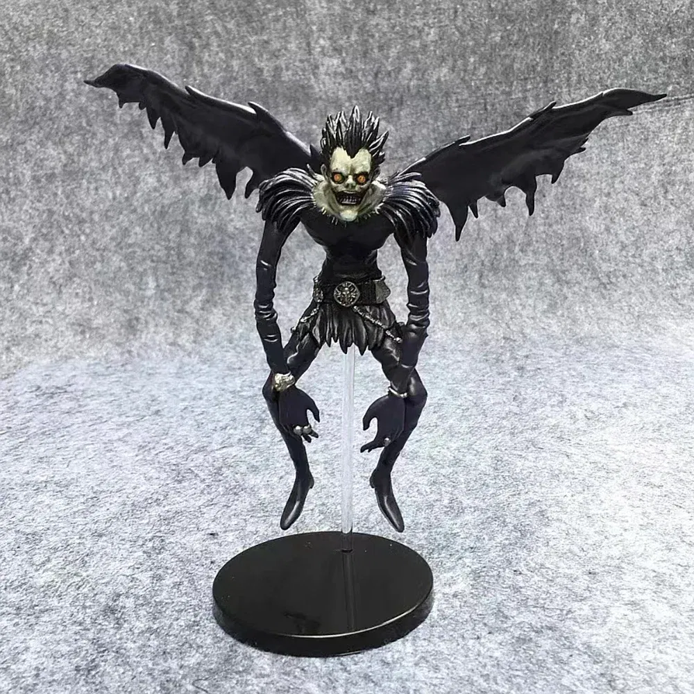 Color: black - Death Note Anime Figures Statue Ryuk Rem 23CM PVC Action Figureine Movie Collection Model Toys For Boys Gift