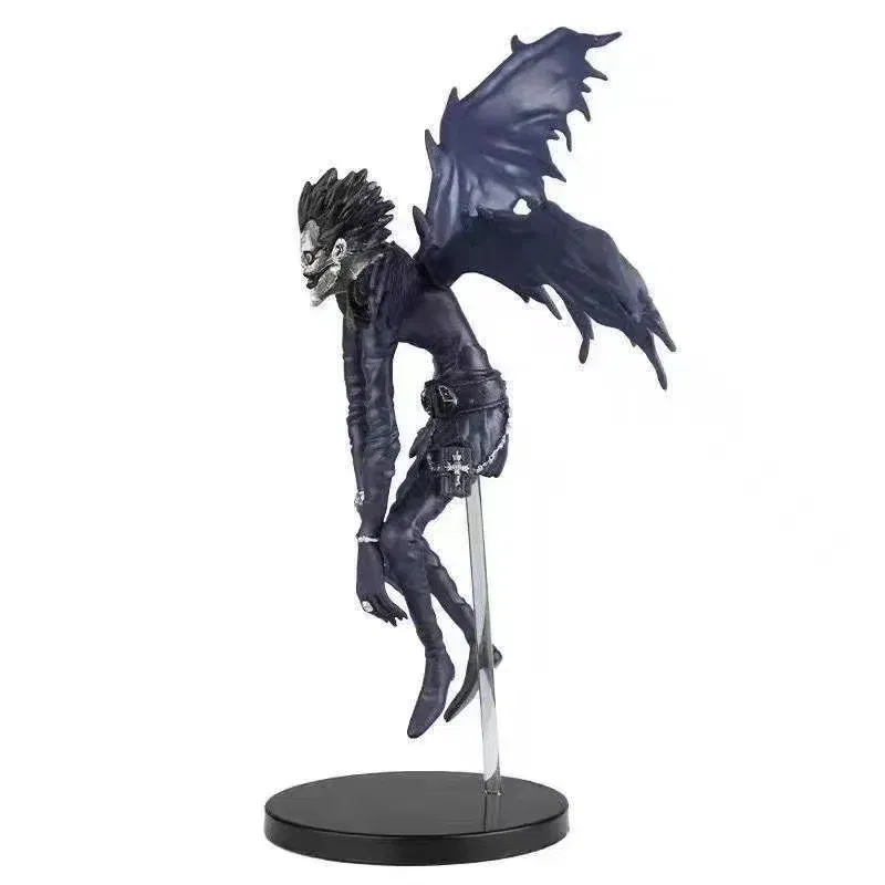 Color: black - Death Note Anime Figures Statue Ryuk Rem 23CM PVC Action Figureine Movie Collection Model Toys For Boys Gift