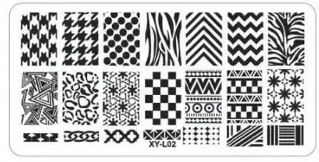 Color: transparent - Kimcci Nail Stamping Plates Flamingo Nail Template Mandala Maple Leaf Stamp Nail Art Stamp Image Template Manicure Stencil Tools