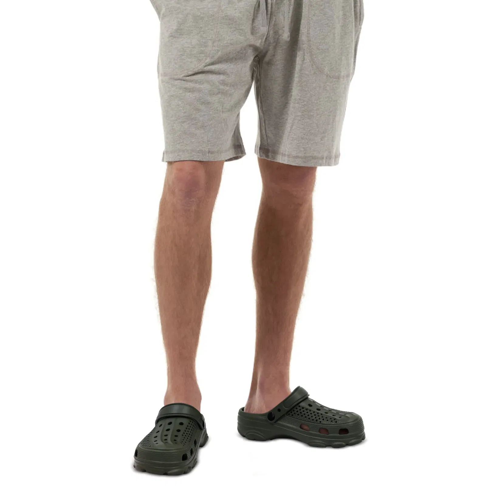 Color: Clear, Shoe Size: 40 - Smile Pop Casual Men Clogs Slippers Band Summer Slippers Outdoor Non-slip Beach Cozy Men Shoes Soft EVA Home Breathable Slippers