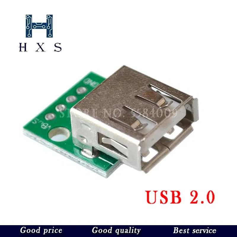 Color: Lavender - 5pcs Micro Mini USB USB A Male USB 2.0 3.0 A Female USB B Connector Interface to 2.54mm DIP PCB Converter Adapter Breakout Board