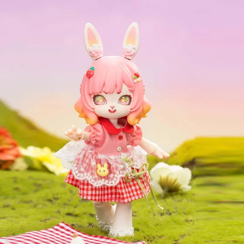 Color: green - Bonnie Blind Box Toys Cute 1/12 Bjd Obtisu11 Jointed Doll Mystery Surprise Box Action Figure Kawaii Dolls Girls Christmas Gift