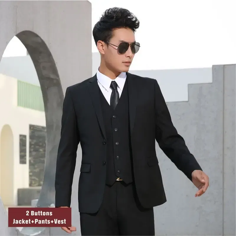 Color: Gold, Size: XS?€old?‰ - Men Suits Slim Fit Business Formal Casual Classic Suit Wedding Groom Party Prom Single Breasted Solid Color Black Gray Navy Blue