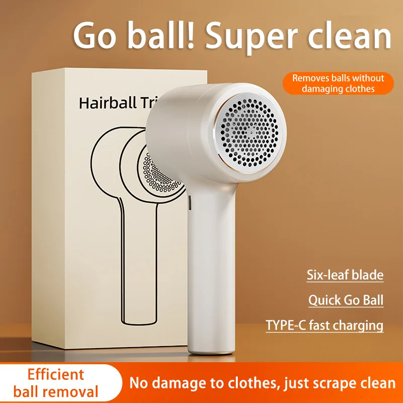 Color: grey - 2025 Hair Ball Trimmer Home Usb Portable Rechargeable Hair Ball Trimmer Hair Ball Remover Shaving Machine Sweater Trimmer