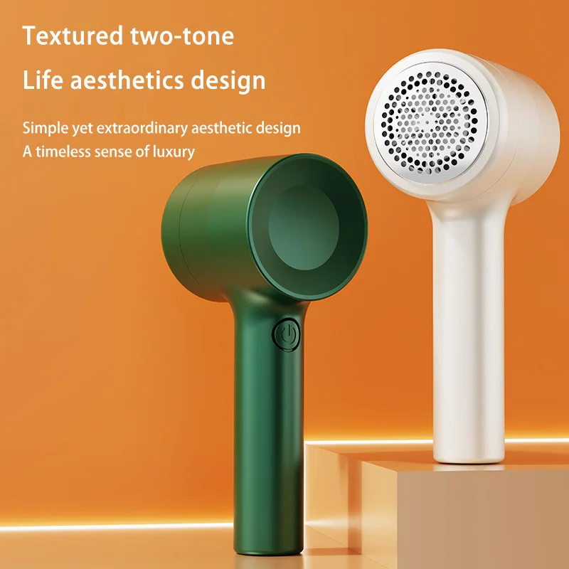 Color: grey - 2025 Hair Ball Trimmer Home Usb Portable Rechargeable Hair Ball Trimmer Hair Ball Remover Shaving Machine Sweater Trimmer