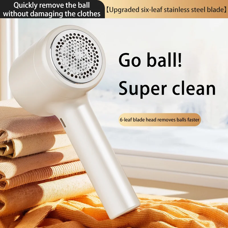 Color: grey - 2025 Hair Ball Trimmer Home Usb Portable Rechargeable Hair Ball Trimmer Hair Ball Remover Shaving Machine Sweater Trimmer