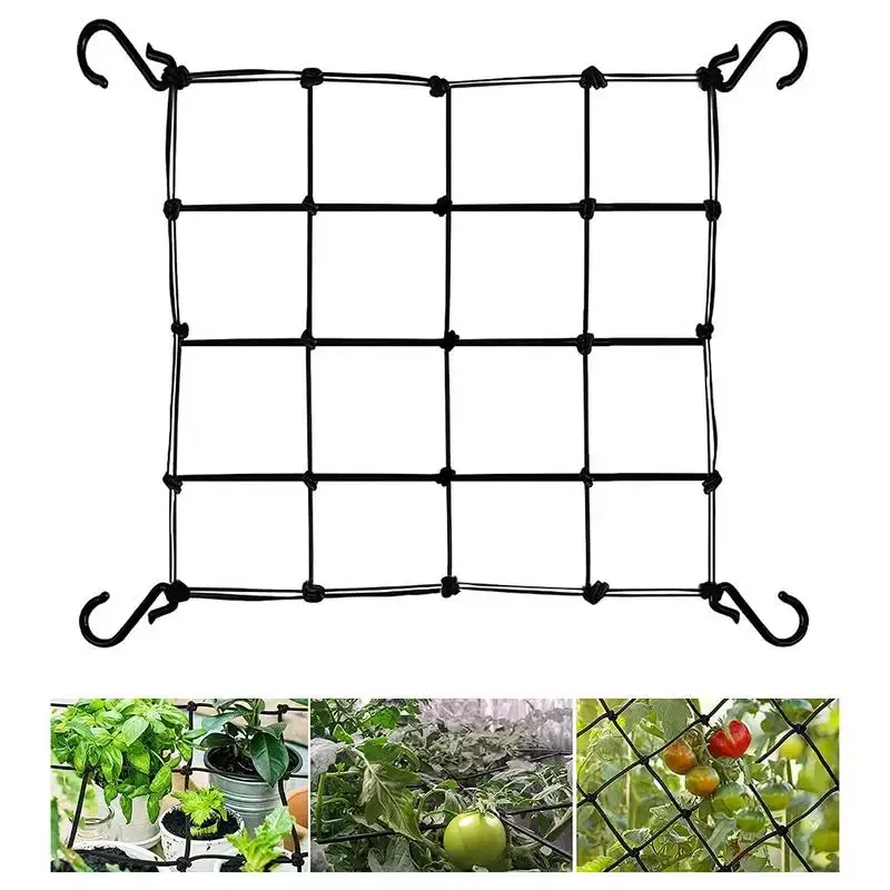Color: WHITE, Ships From: CHINA - 40/50/60cm Garden Trellis Netting Heavy-Duty Garden Plant Support Net Cucumber Trellis Netting Climbing Plants Trellis