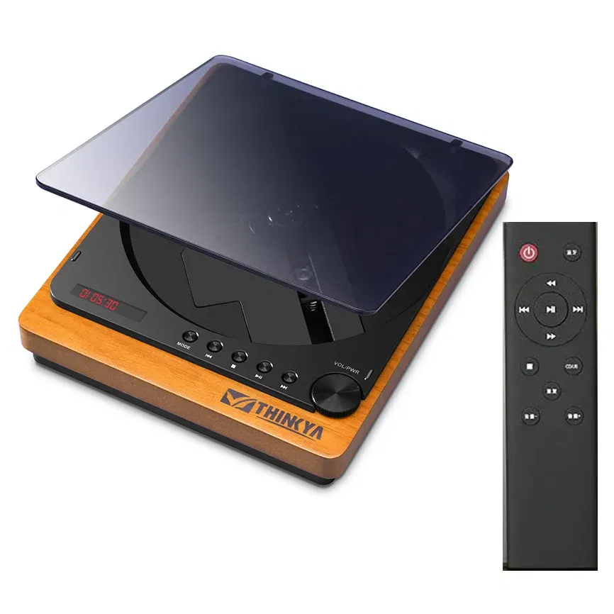 Color: WHITE, Ships From: CHINA - New! Wooden HIFI CD Player Bluetooth 5.1 Digital Optical Output USB Lossless Playback Wooden CD Music Player Infrared Remote