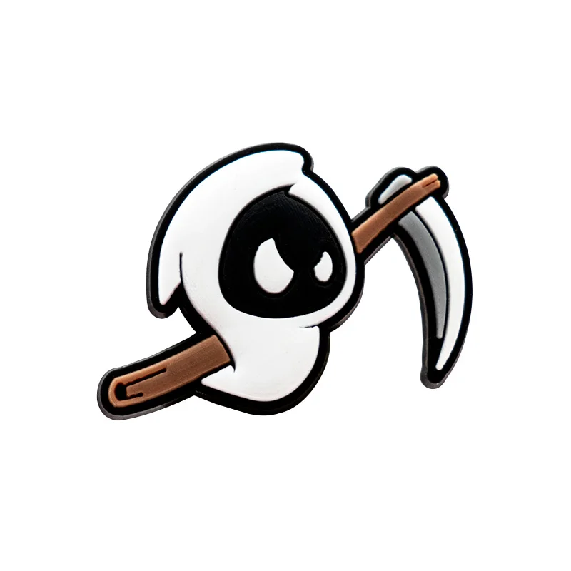 Color: Brown - Halloween Shoe Charms Funny Ghosts Pumpkin Clog Charms Sweets Candles Broom Shoe Clips Decorations Chips Cats Bats Clips Jeans