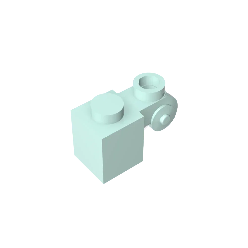 Color: plum - Gobricks GDS-M150 Brick Special 1 x 1 with Scroll with Open Stud compatible with lego 20310 Assembles Building Blocks