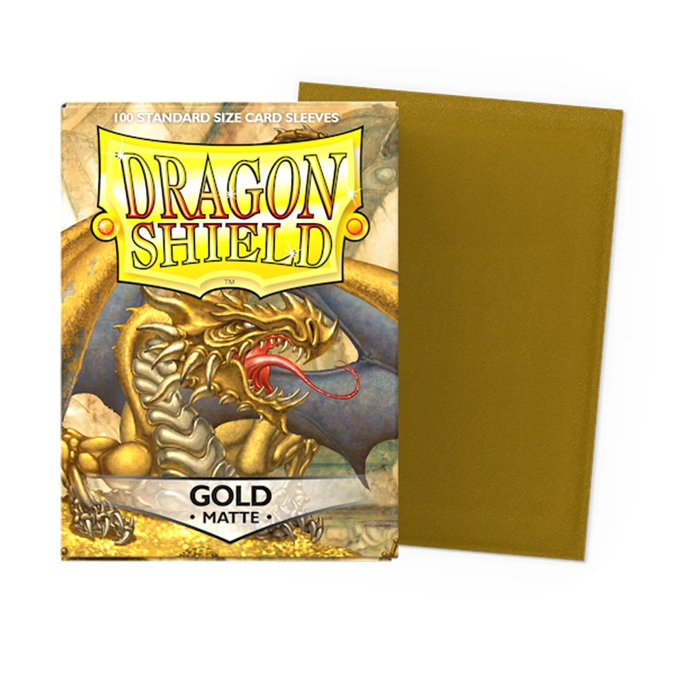 Color: TEN - 100 PCS/BOX Colorful Matte Dragon Shield Cards Sleeves Cards Cover Matte Cards Protector for Magic MGT/Star Card Board Games