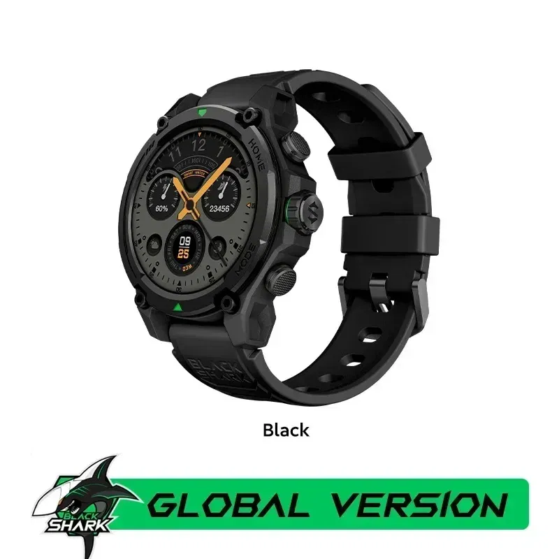 Color: WHITE, Ships From: CHINA - [World Premiere]Blackshark GS3 Smart Watch Global Version 1.43"AMOLED Display GPS Satellite Positioning 21 Day Life 5ATM