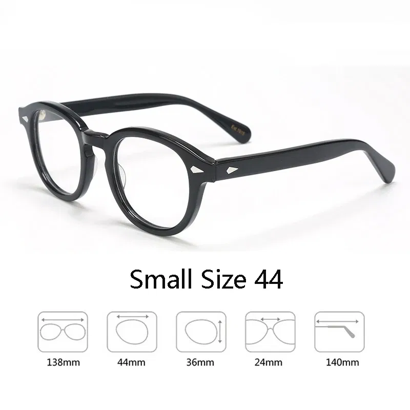 Customized Prescription Glasses Men Frame Johnny Depp Lemtosh Photochromic Anti-Blue Light Myopia Hyperopia Round Eyeglasses