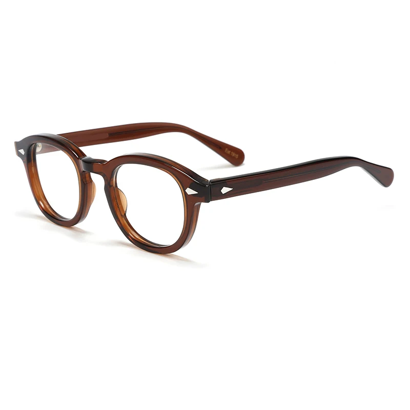Customized Prescription Glasses Men Frame Johnny Depp Lemtosh Photochromic Anti-Blue Light Myopia Hyperopia Round Eyeglasses
