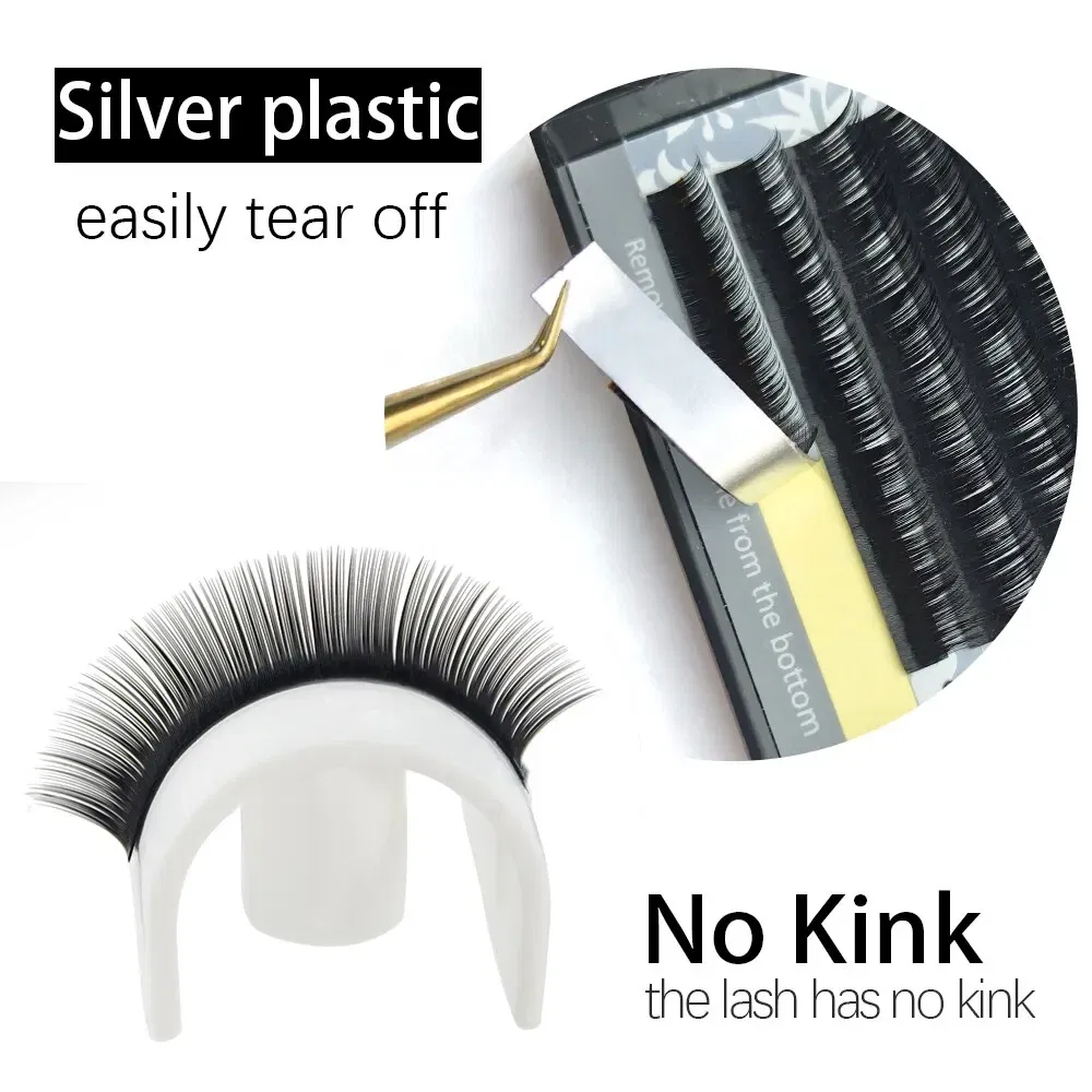 Thickness: 0.10mm, Curl: D, Length: MIX - NAGARAKU 6 Cases Classic Mix Eyelash Extension Natural Soft Supplies Synthetic Mink Individual 7-15 Mix 16 Lines High Quality
