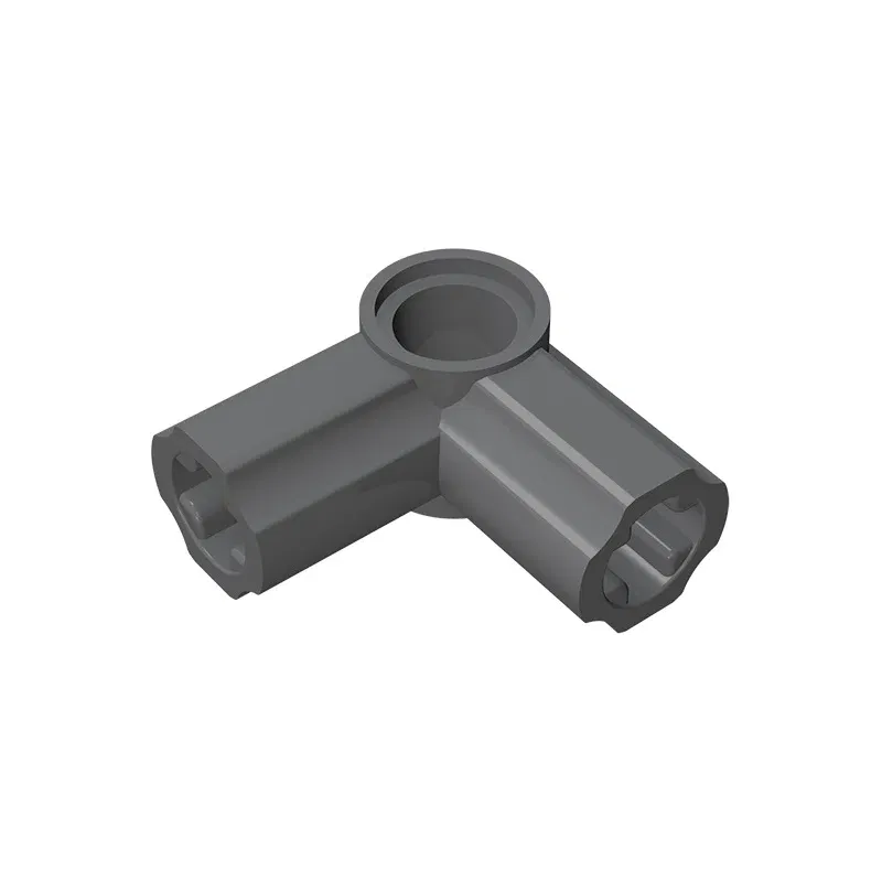 Color: Clear - Gobricks GDS-921 Technical, Axle and Pin Connector Angled #6 - 90 degrees compatible with lego 32014 pieces of children's DIY