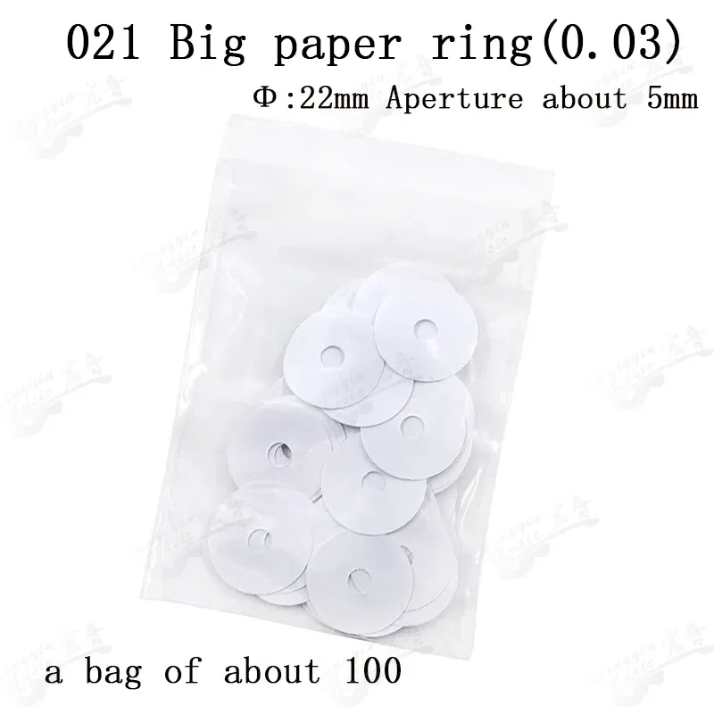 Color: WHITE - Triomphe piano adjustment maintenance tools spare parts 021 022 size paper ring paper washer gasket pin washer