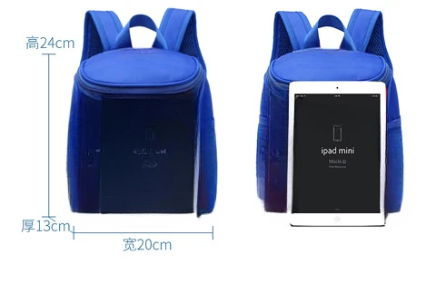 Color: WHITE - Disney New girls frozen elsa anna princess Plush Backpacks kids School Bag Breathable kindergarten backpack