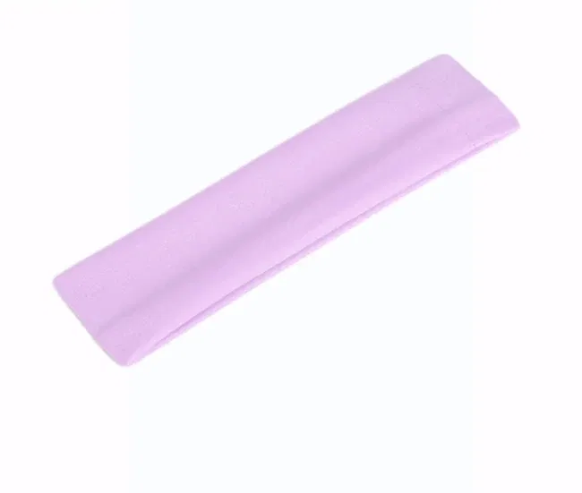 Color: PURPLE - Sweatband Headband Elasticity Sweat Bands Stretch Head Hair Band Sports Safety Yoga Basketball Gym Sport for Men and Women