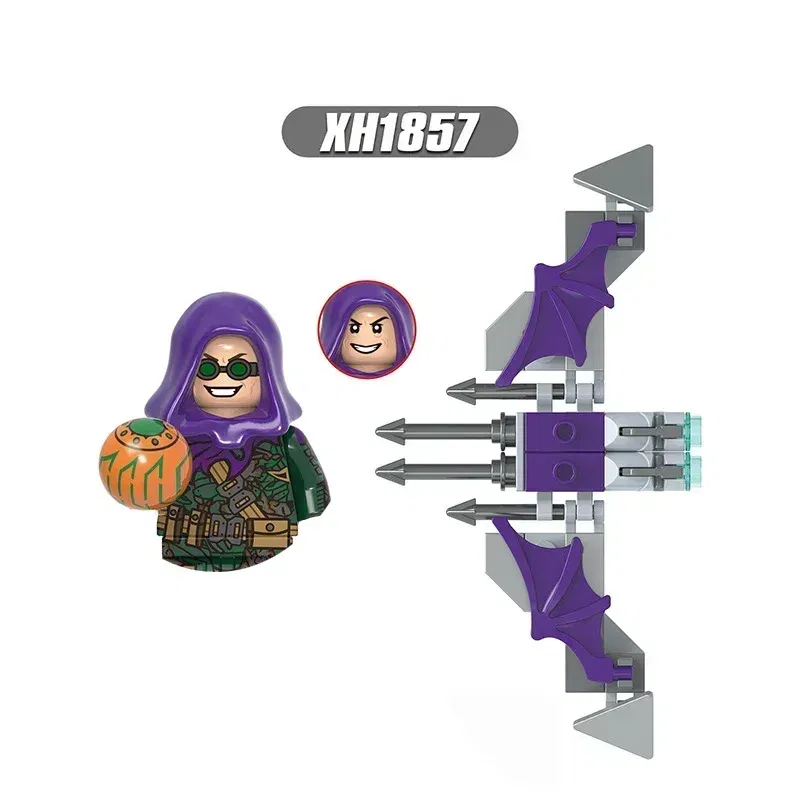 Color: Dark Khaki - Hot toys New  Marvel superhero Building blocks Doctor Strange Spider-Man Brick toy action figures Children's toy party gifts