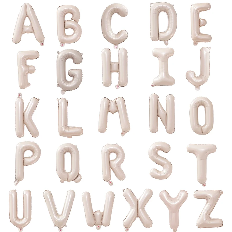 Color: army green, Ballon Size: 16INCH, Shape: M, Ships From: CHINA - 16Inch A-Z Letter Foil Balloon Birthday Theme Party Decoration Baby Shower Bride To Be Wedding Balloons Air Globos Supplies