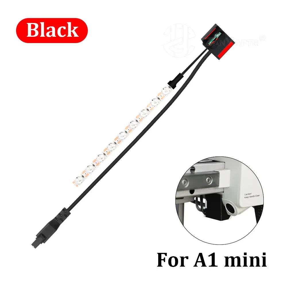 Color: green - For A1/A1 Mini LED Light New upgrade Induction control 6500K High Brightness Lighting Heat-Resistant Durability 3D printer