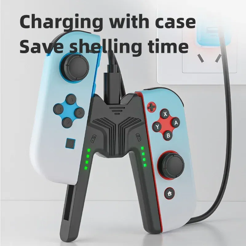 Color: Other - Aolion Charging Grip Bracket for Switch Joycon Handle Gaming Controller Grip Charging Station for Nintendo Switch Accessories