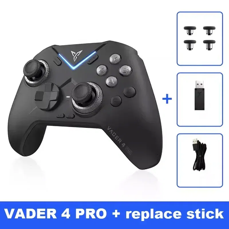 Color: grey, Ships From: CHINA - New! Flydigi Vader 4 Pro Game Handle Athletic Elite Wireless Gamepads Gaming Controllers With Hall Rocker For PC/NS/Mobile/TV