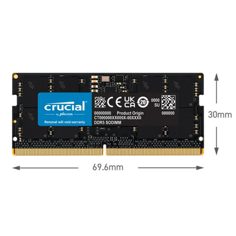 Color: Blue, Ships From: CHINA - New RAM 16GB 24GB 32GB 48GB DDR5 5600MHz PC5-44800 Laptop Memory, non-ECC SODIMM