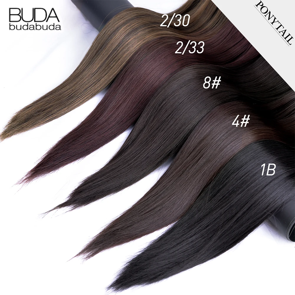 Color: 1B/27HL, Bulk Buy: 1pc - 22Inch Synthetic Ponytail Hair Extension Long Straight Claw Clip Ponytail Heat Resistant Natural Wave For Women Blonde Hairpiece