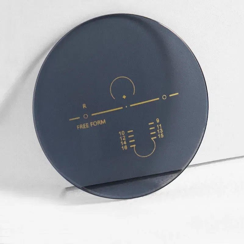 Lenses Color: Blue, Lens Index: 1.67 - 1.61 1.67 Anti Blue Light Photochromic Free Form Progressive Lenses Transition Dark Grey Brown Multifocal Customized Lens