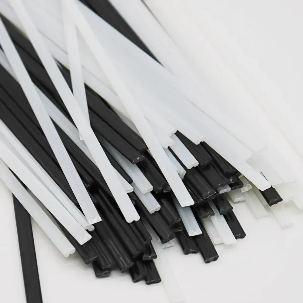 Diameter: 1.6mm - Black/White length 25cm ABS plastic welding rods for car bumper repair tools hot air welder machine gun