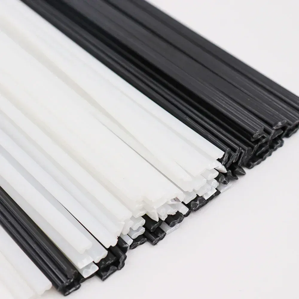 Diameter: 1.6mm - Black/White length 25cm ABS plastic welding rods for car bumper repair tools hot air welder machine gun