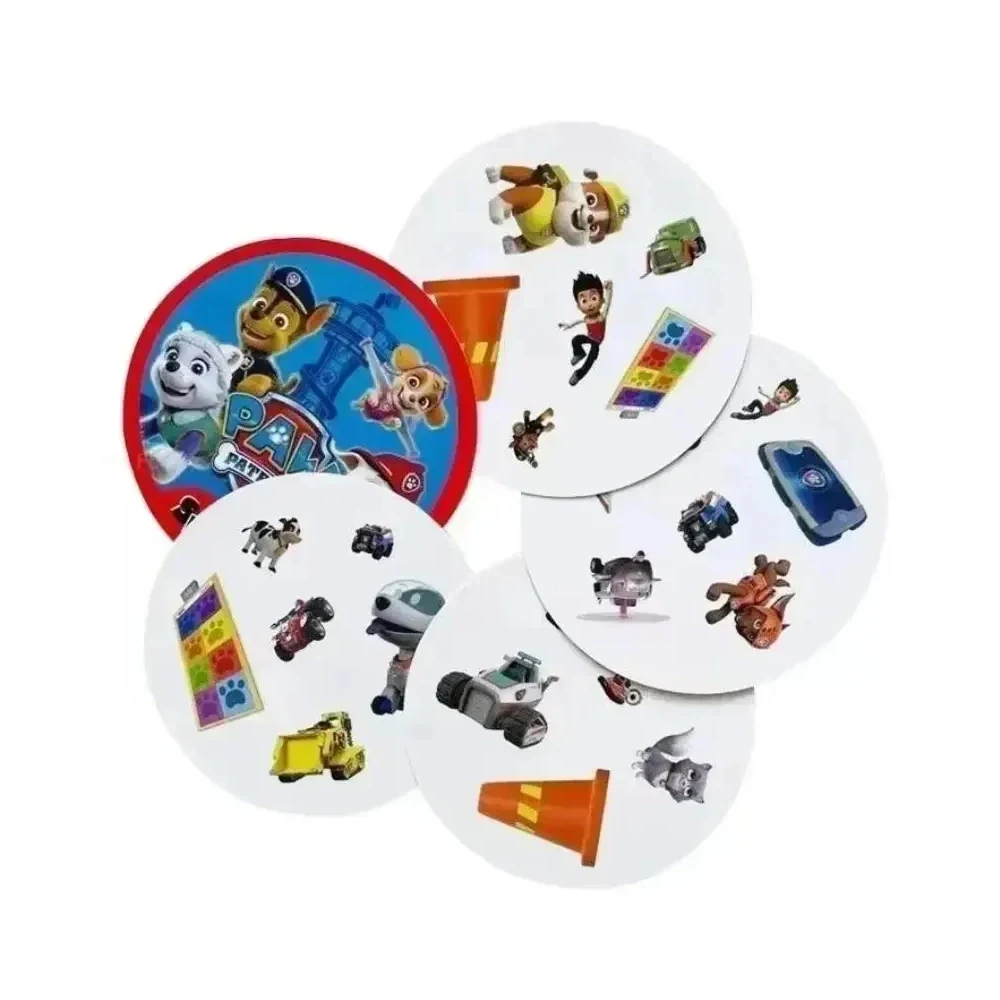 Color: Green - Double Juego Cards Spot It HP Dobble Card Game Party Board Holidays Sports Cartoon Animals Alphabet Kids Educational Toy Gifts