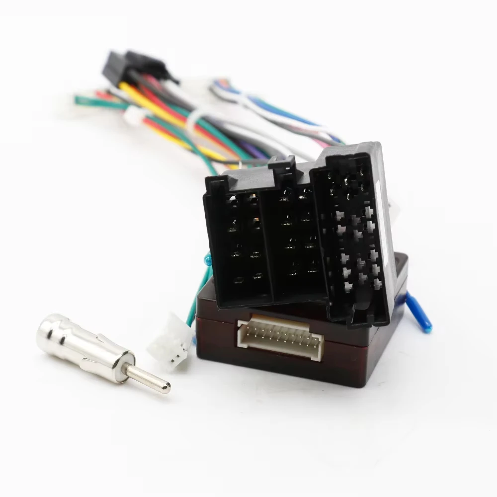 Color Name: GRAY - Car 16pin Wiring Harness Adapter Canbus Box Decoder Radio Power Cable For Renault Logan Sandero Duster Symbol RP5-RN-101